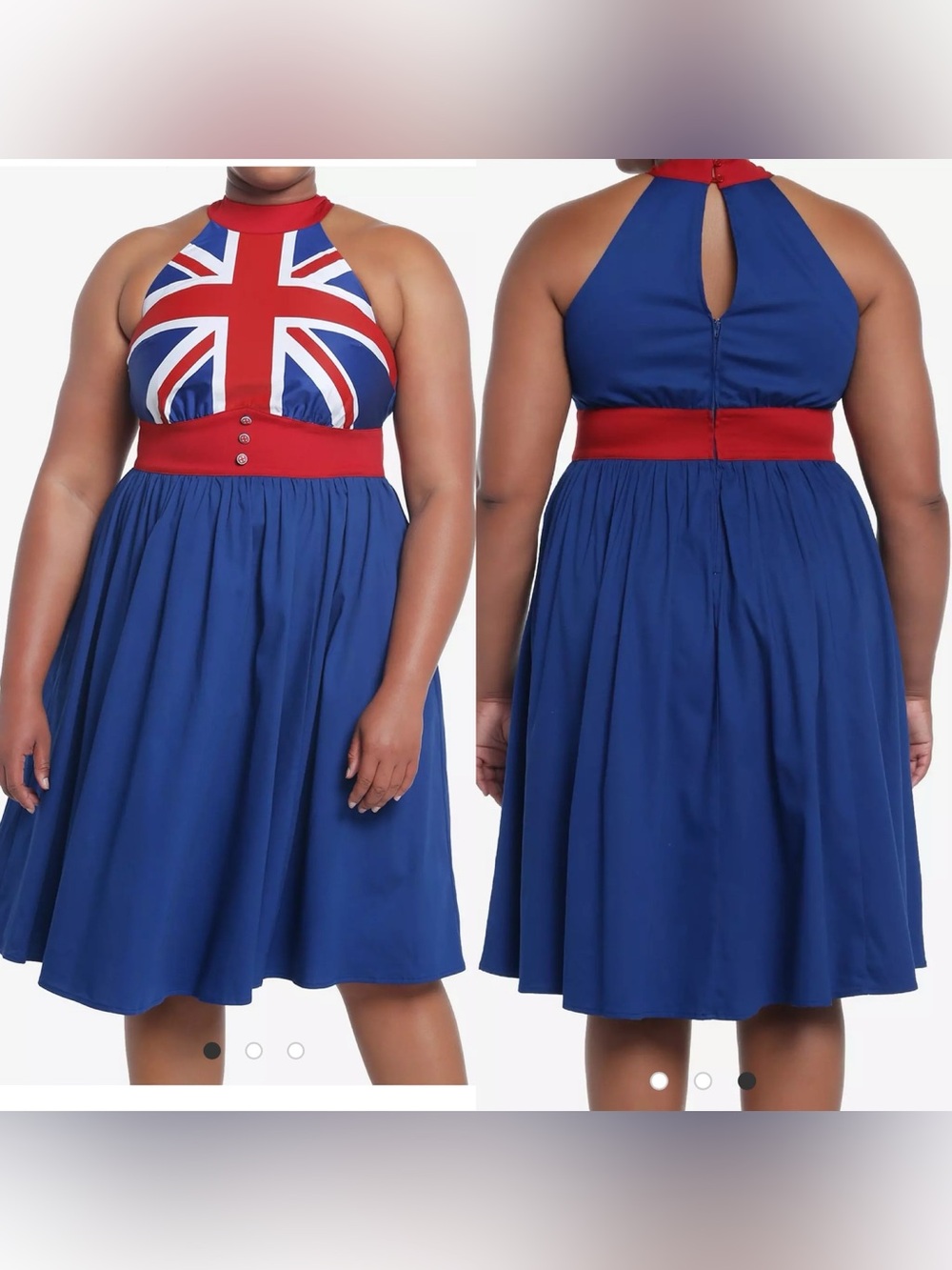 ⭐️2/$77⭐️Her Universe Marvel Captain Carter Halter Dress
